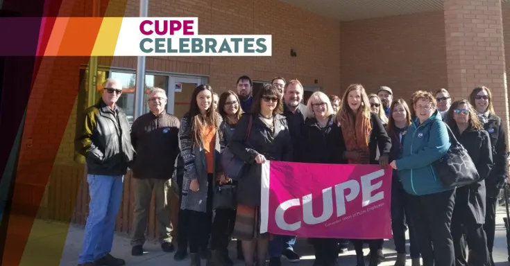CUPE celebrates CUPE 1949 win