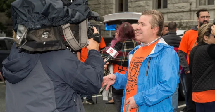 Éric Bergeron, conseiller syndical au SCFP. Photo archives SCFP / Claude Roussel