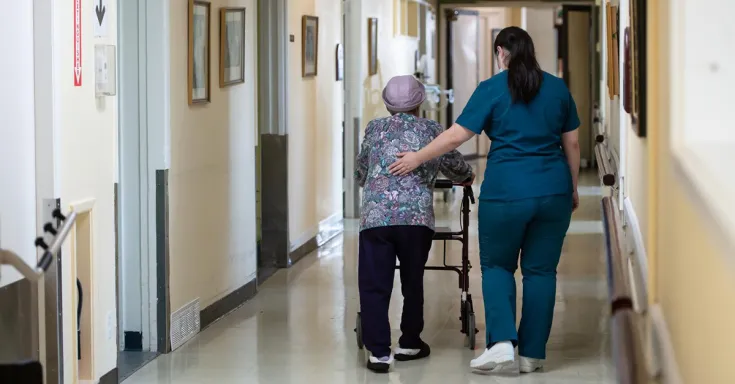 Long-term Care Hallway