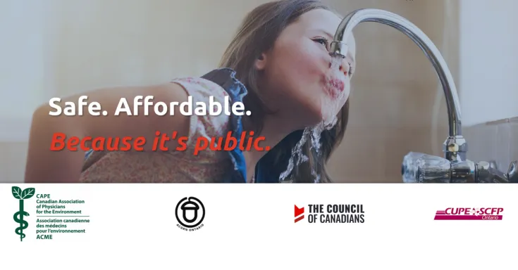 girl drinking water from a faucet 