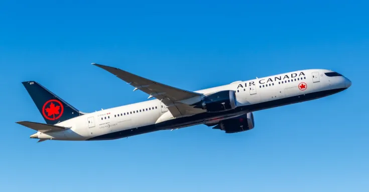 Air Canada airplane