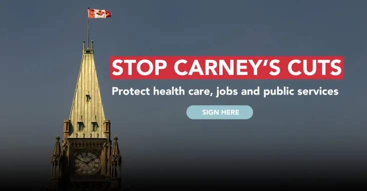 Protect health care, jobs and public services