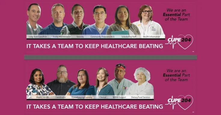It takes a team to keep health care going