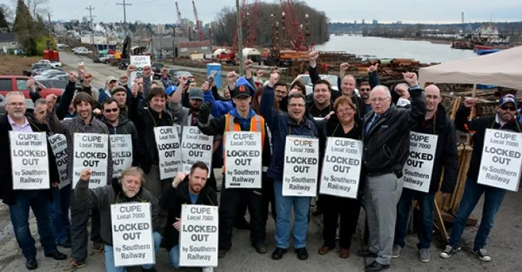 CUPE Local 7000 members 