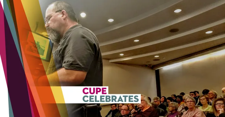 Doug Hume of CUPE 905 presents to Richmond Hill Council