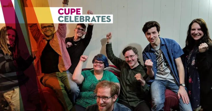 New members celebrate joining CUPE