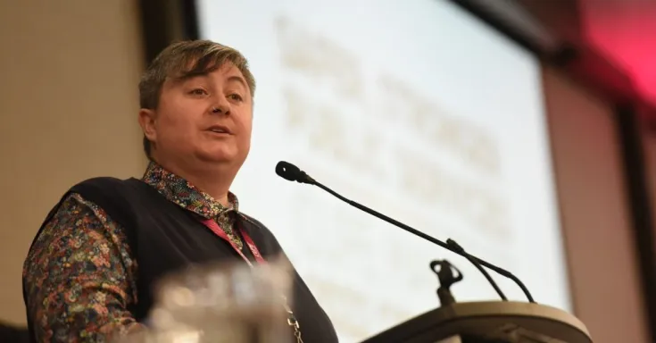 CUPE Manitoba President Gina McKay