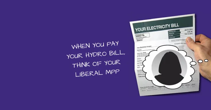 Keep Hydro Public campaign banner