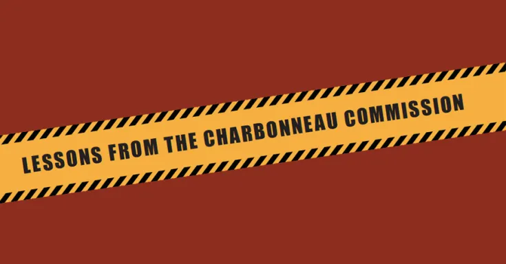 Lessons from the Charbonneau Commission