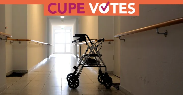 Long Term Care: CUPE votes