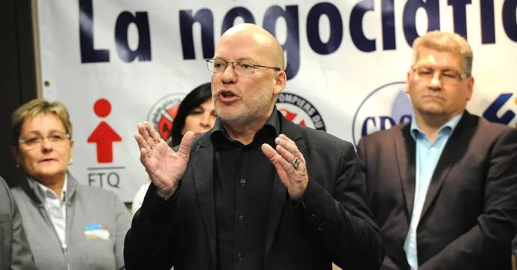 Marc Ranger, SCFP-Quebec. Photo: Michel Chartrand