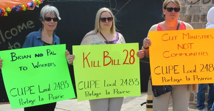 MB CUPE 2483 Protests Bill 28 May 2017
