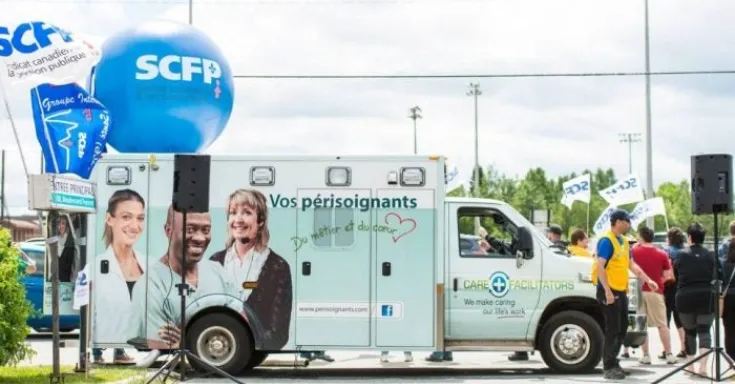 Le SCFP représente les quelques 2000 employés de la catégorie 2, soit le personnel para technique, les services auxiliaires et les métiers.