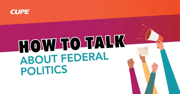 How to talk about federal politics