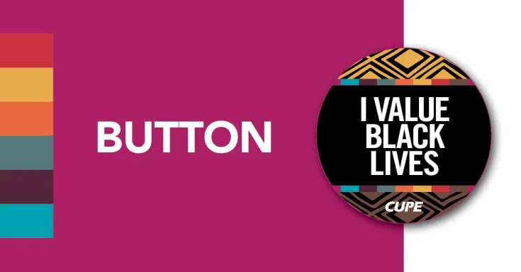 Button: I value Black lives	