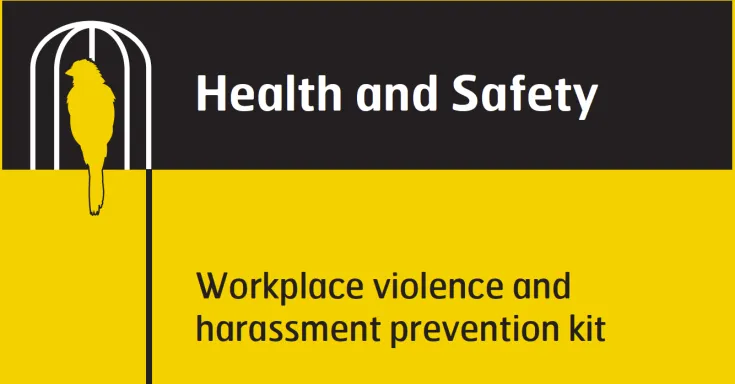Violence at work kit cover