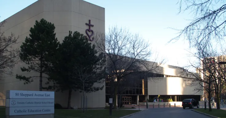 Headquarters of the Toronto Catholic District School Board. Wikimedia 