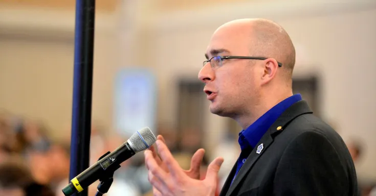 CUPE BC secretary-treasurer Trevor Davies