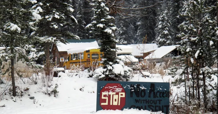 Unist'ot'en Camp, November 2012