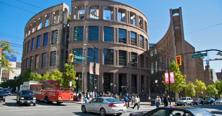 Vancouver Public Library. Wikimedia. rodefeld