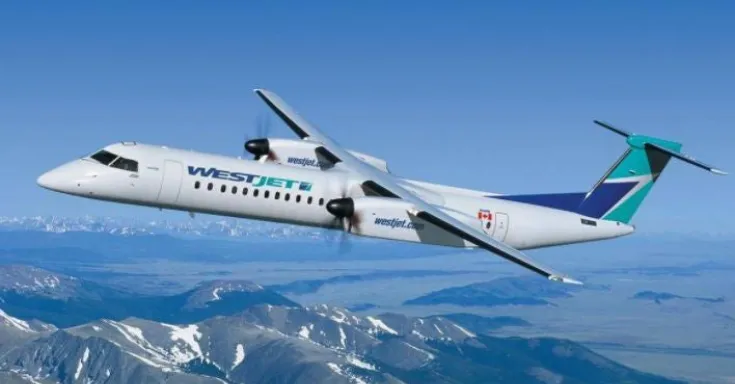Westjet Encore Plane