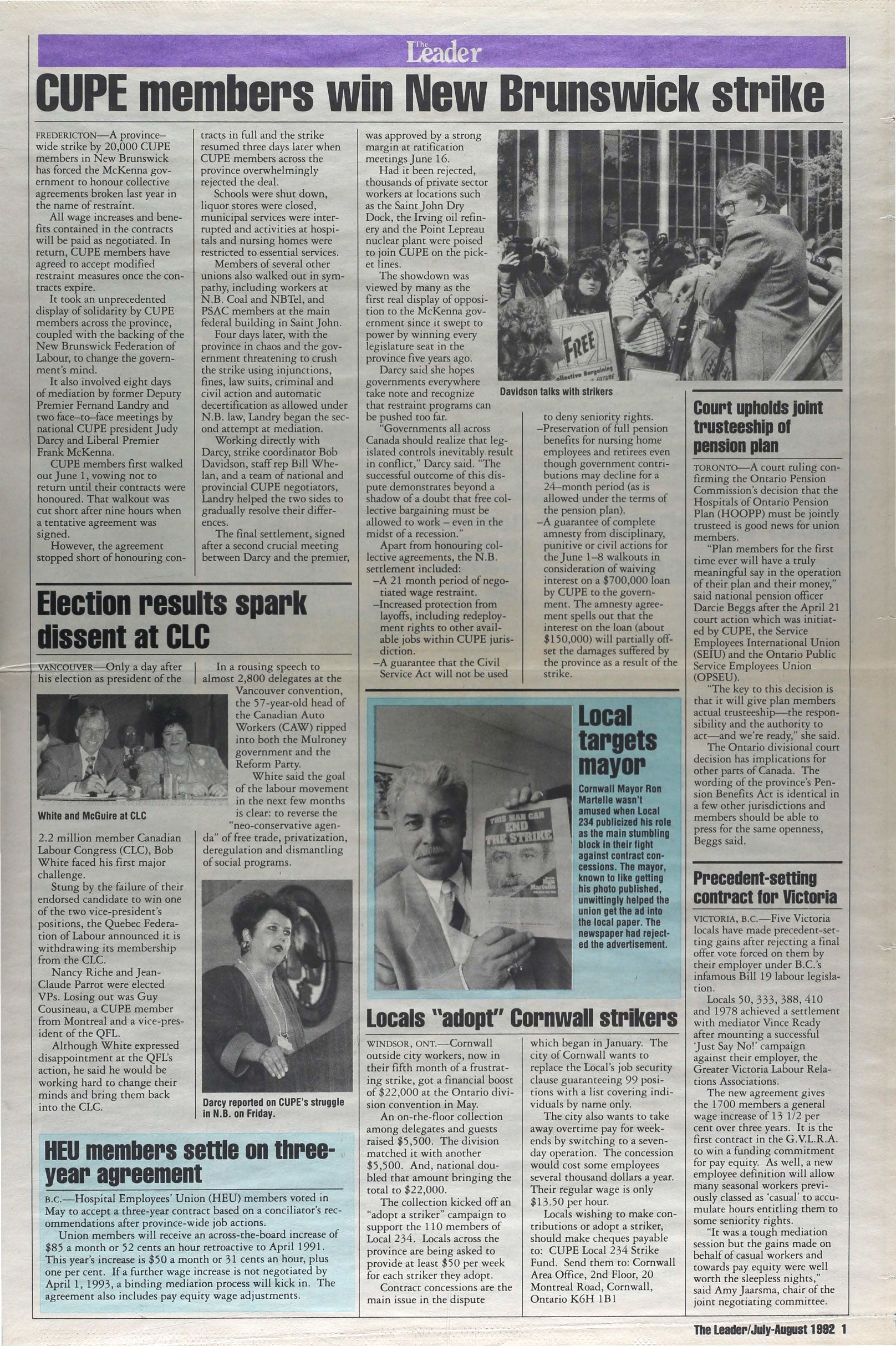 The Leader July-August 1992 p. 2